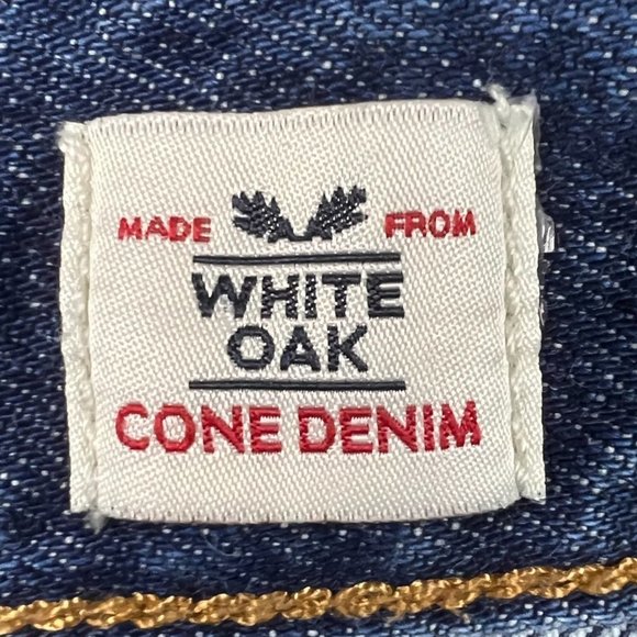 Levi’s 501 White Oak Cone Denim Distressed Button Fly Jeans Shorts Size 27 - Picture 9 of 9